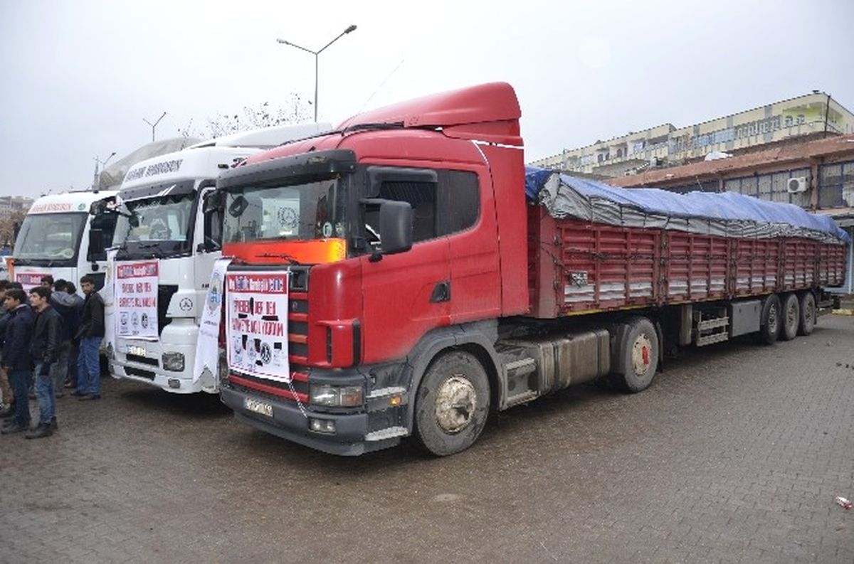 Siverek\'ten Halep\'e Yardımlar Devam Sürüyor