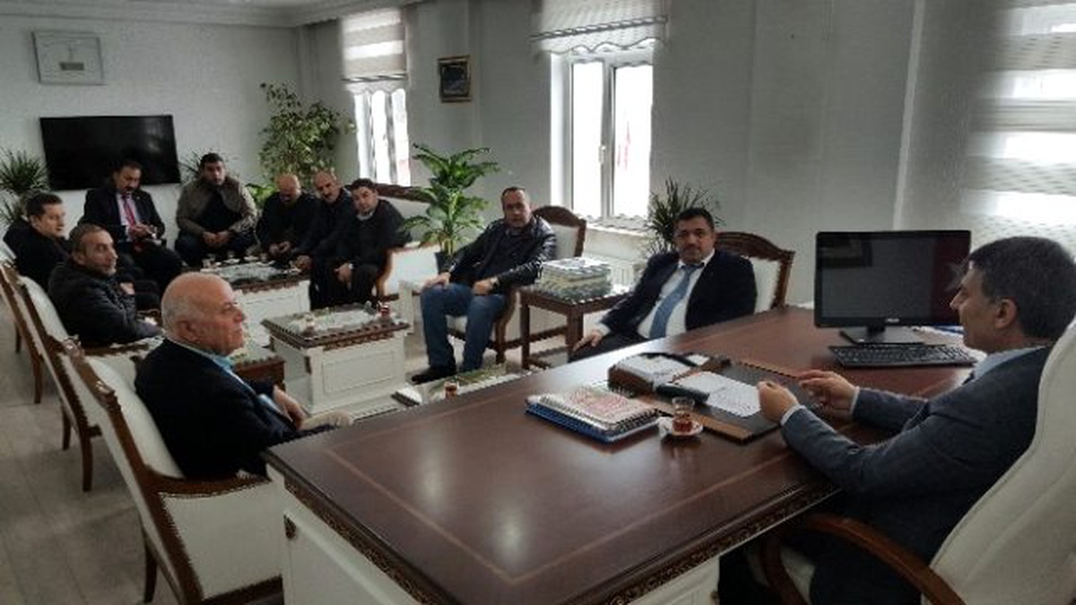 Tatso Yönetiminden Kaymakam Özkan\'a Ziyaret