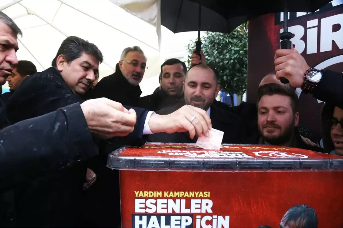 Adıyaman\'ın Hayırsever İş Adamlarından Halep\'e 19 Tır Yardım