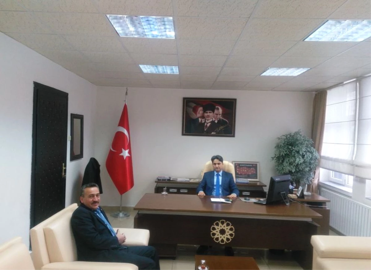Başkan Tutal,Dan Kaymakam Erdoğan\'a Ziyaret