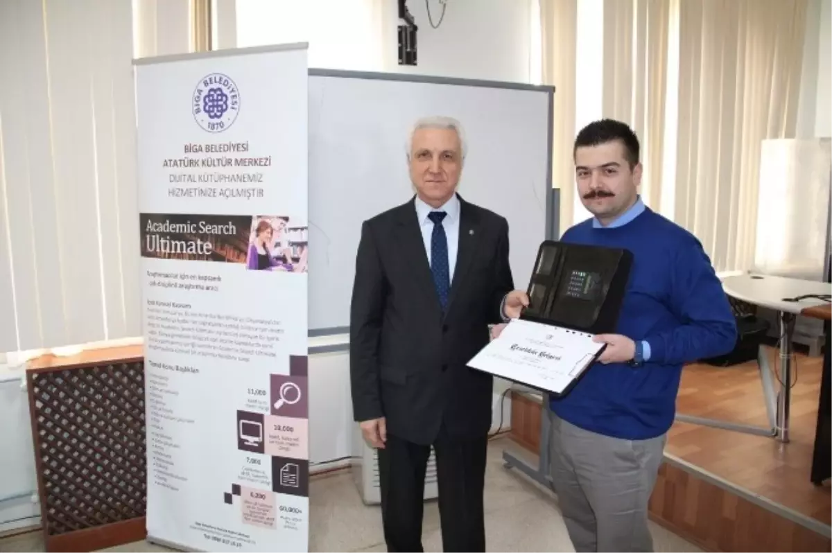 Biga Belediyesi Dijital Kütüphanesi Araştırmacılar İçin Erişime Açıldı
