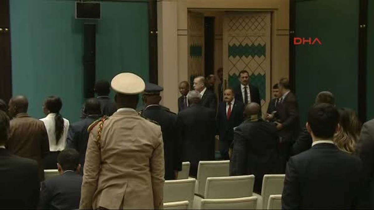 Cumhurbaşkanı Erdoğan,gine Cumhurbaşkanı Alpha Conde\'ni Ile Ortak Basın Toplantı\'sı Düzenledi