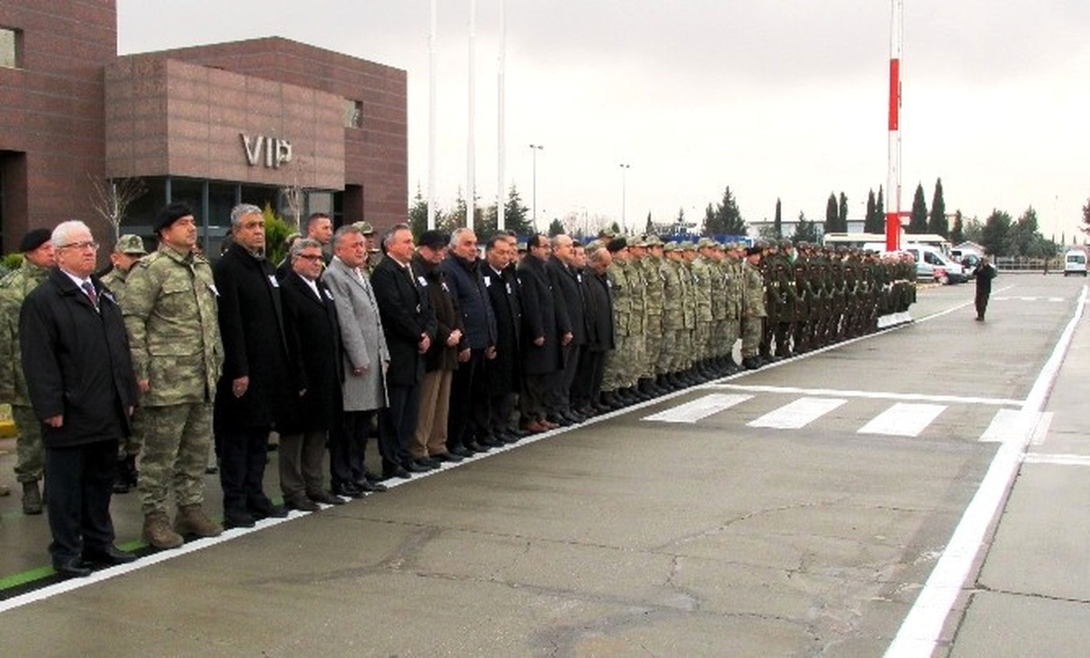 El-Bab Şehitleri Memleketlerine Uğurlandı