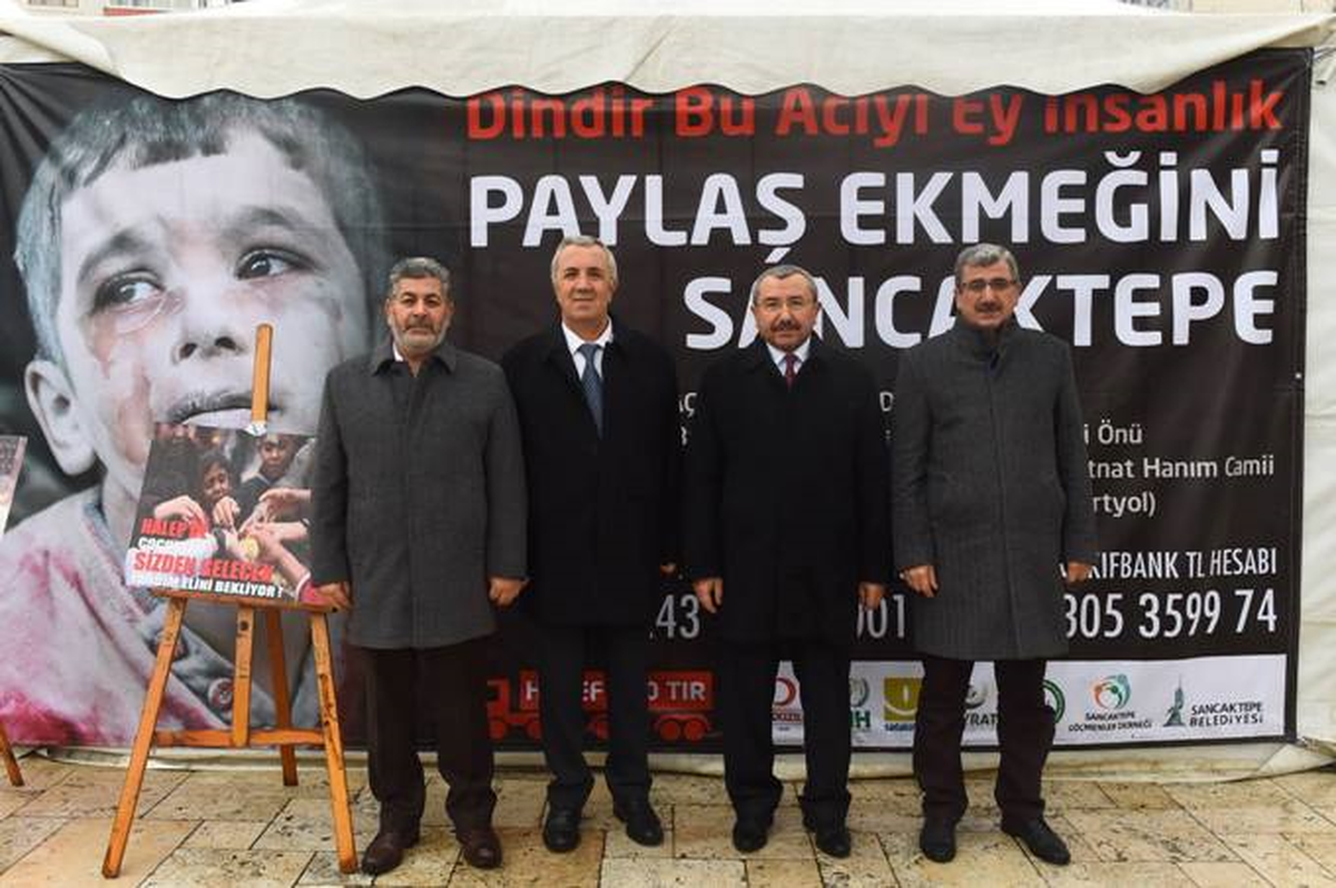 Sancaktepe Belediyesi\'nden Halep\'e Yardım Kampanyası