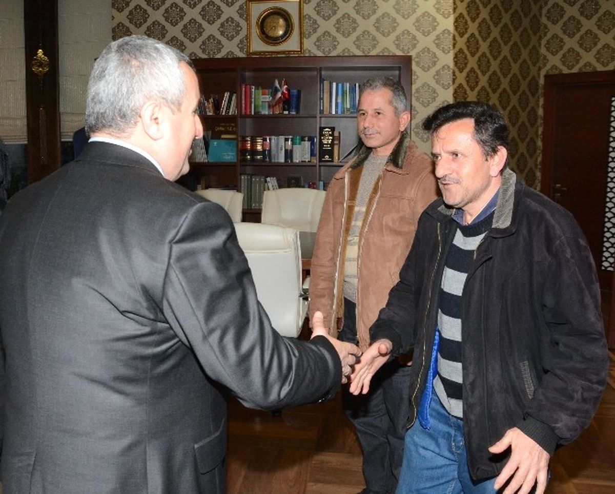 Şehit Ailesinden Başkan Baran\'a Ziyaret