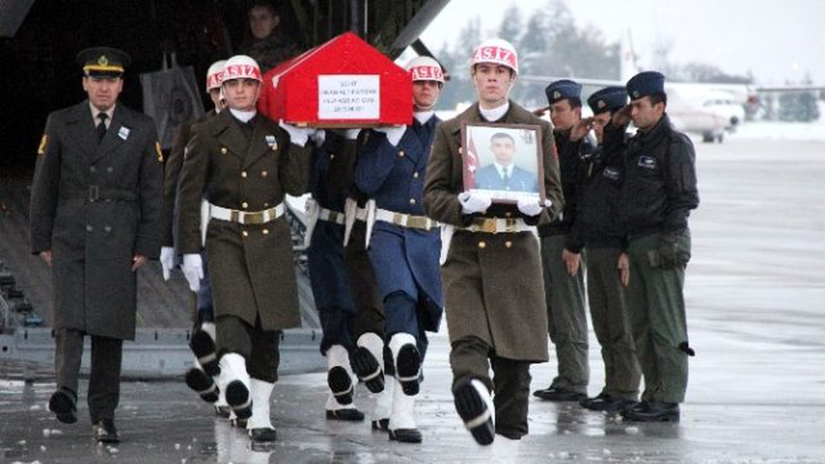 Şehit Astsubay Okan Altıparmak\'ın Cenazesi Konya\'ya Getirildi