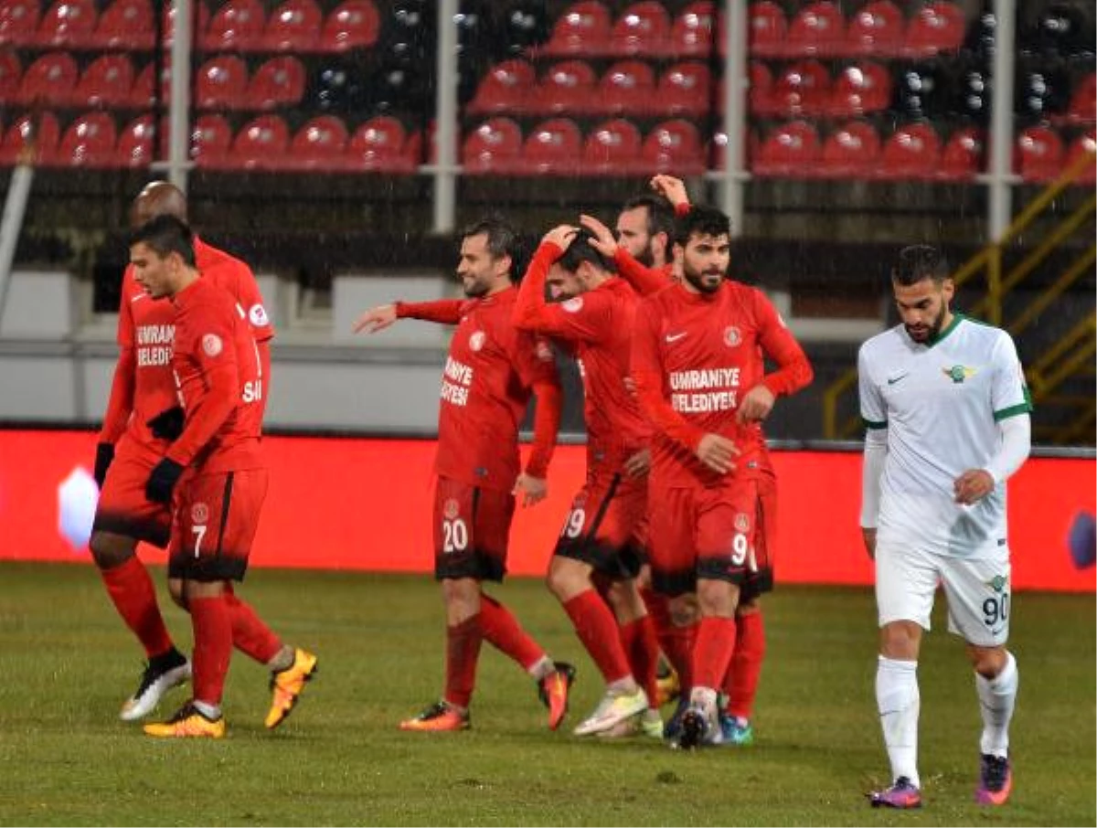 Türkiye Kupası\'nda Ümraniyespor, Akhisar Belediyespor\'u 1-0 Yendi