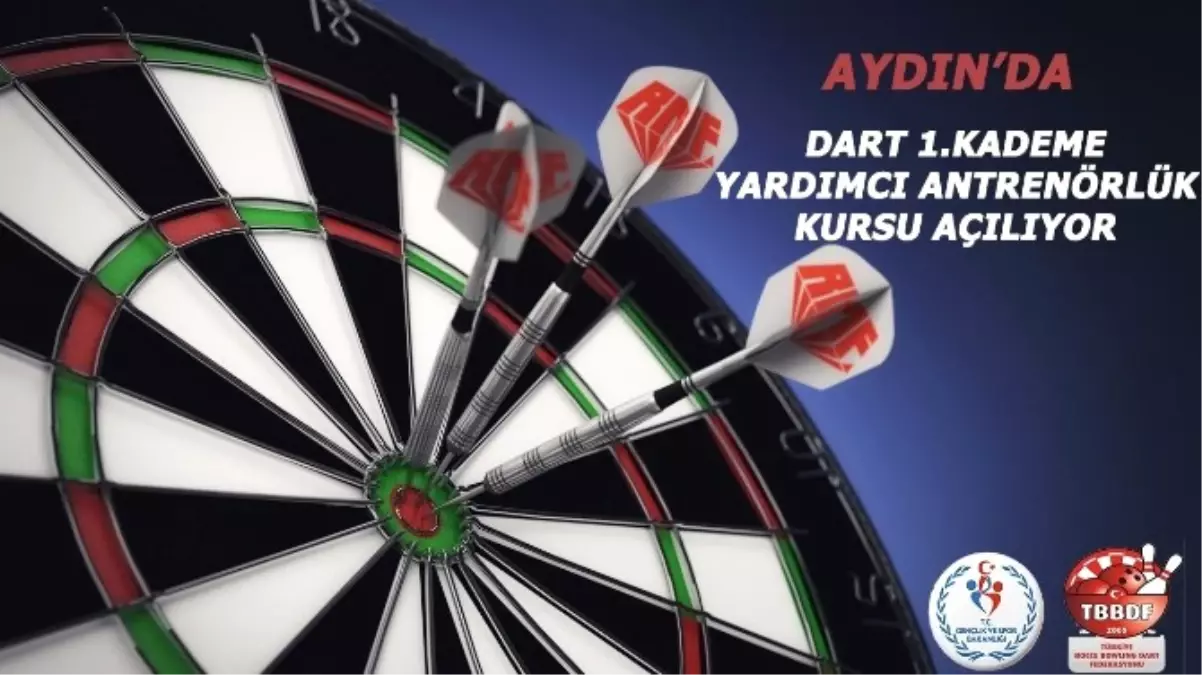 Aydın\'da Dart 1. Kademe Yardımcı Antrenörlük Kursu Açılıyor