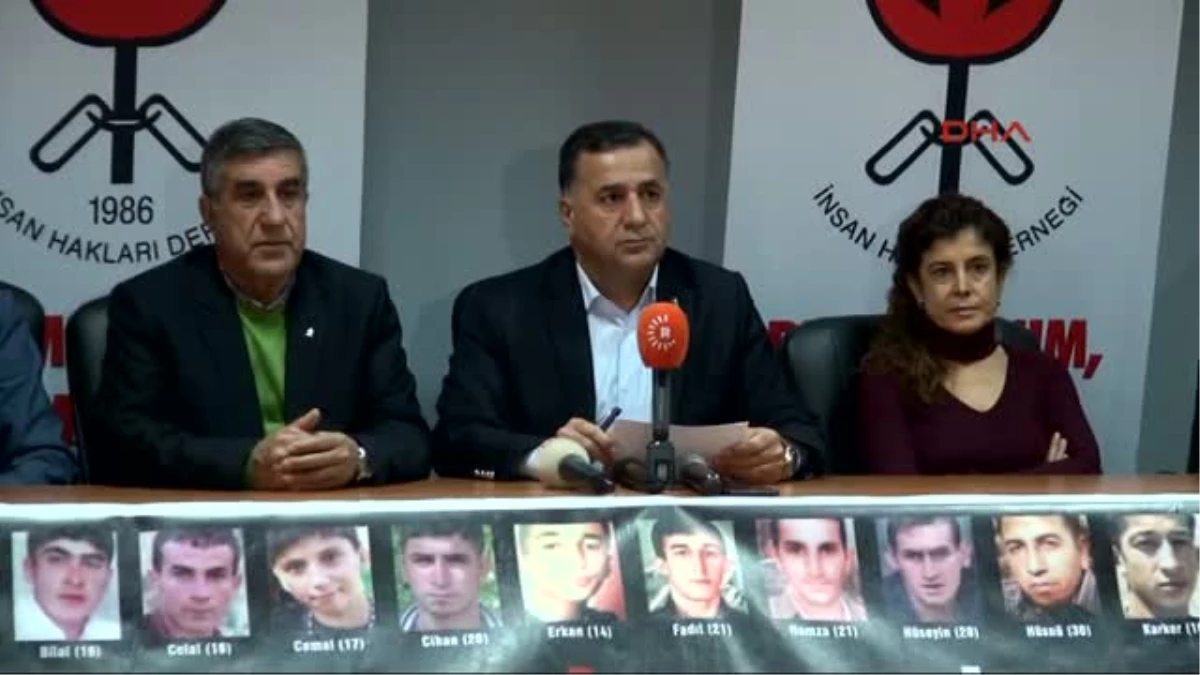 Diyarbakır Uludere\'de Hayatını Kaybeden 34 Kişi Diyarbakır\'da Anıldı