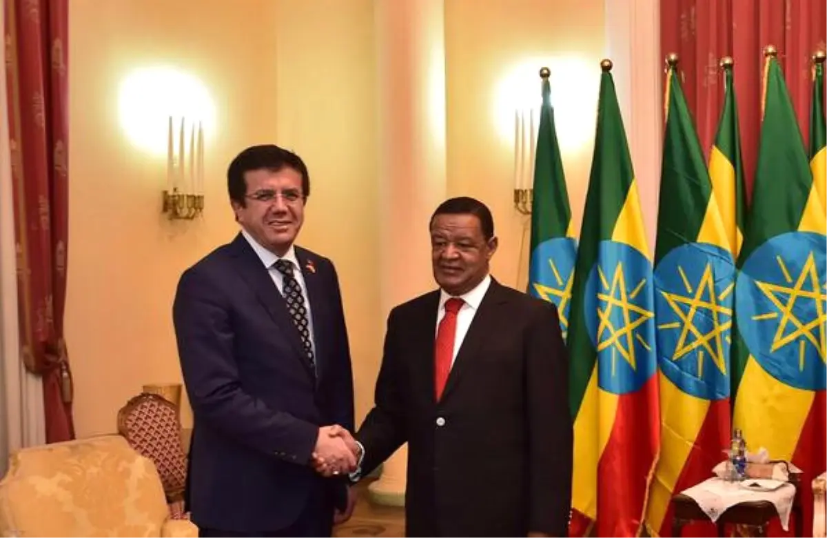 Ekonomi Bakanı Zeybekci, Etiyopya Başbakanı Desalegn Ile Bir Araya Geldi - Addis Ababa