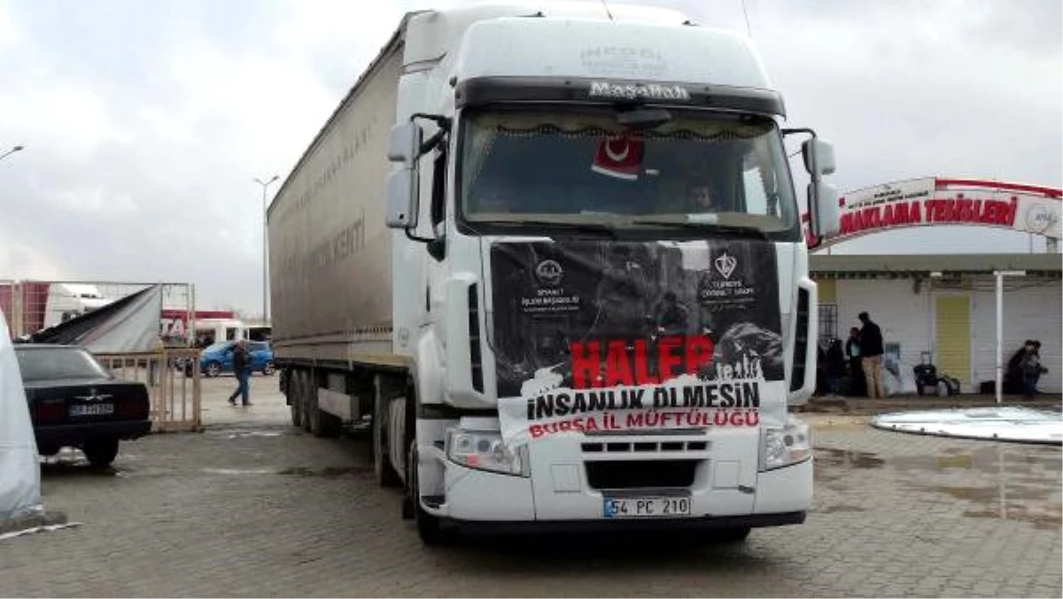 Halep İçin Toplanan Yardımlar Kilis\'ten Ulaştırılıyor