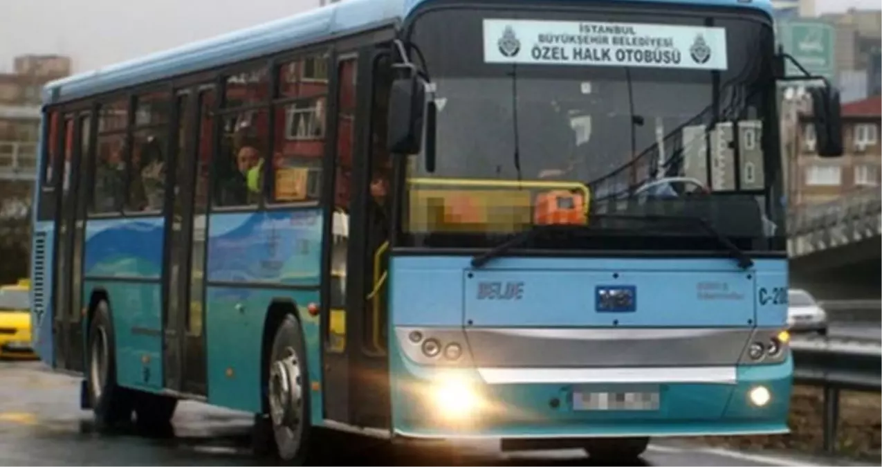 Halk Otobüsünü Çaldılar! Kamera Kaydetti