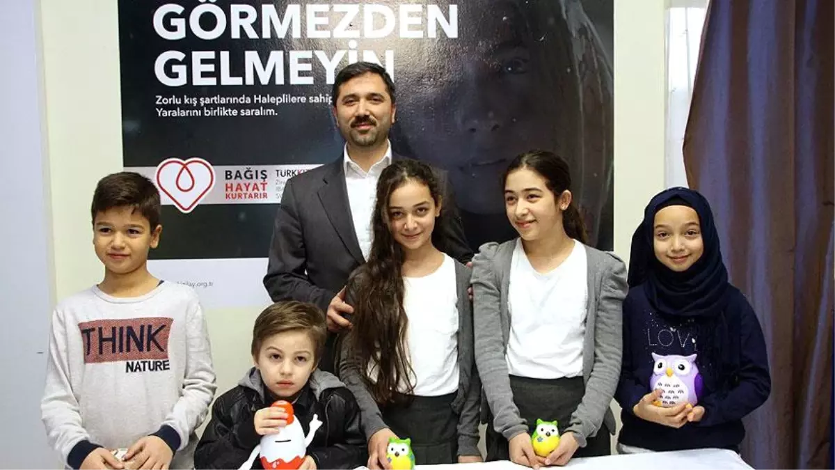 Harçlıklarını Halepli Çocuklara Gönderdiler