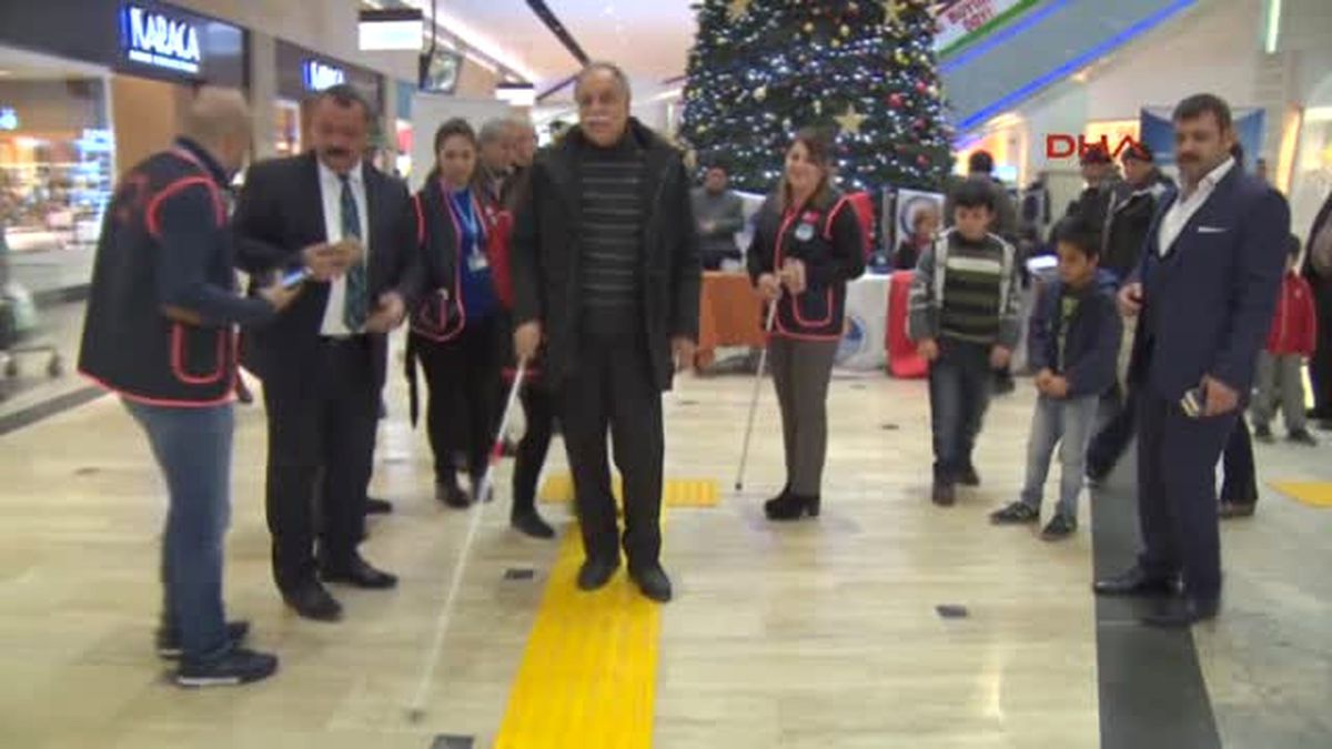 Mersin Görme Engellilerle Empati Yaptılar