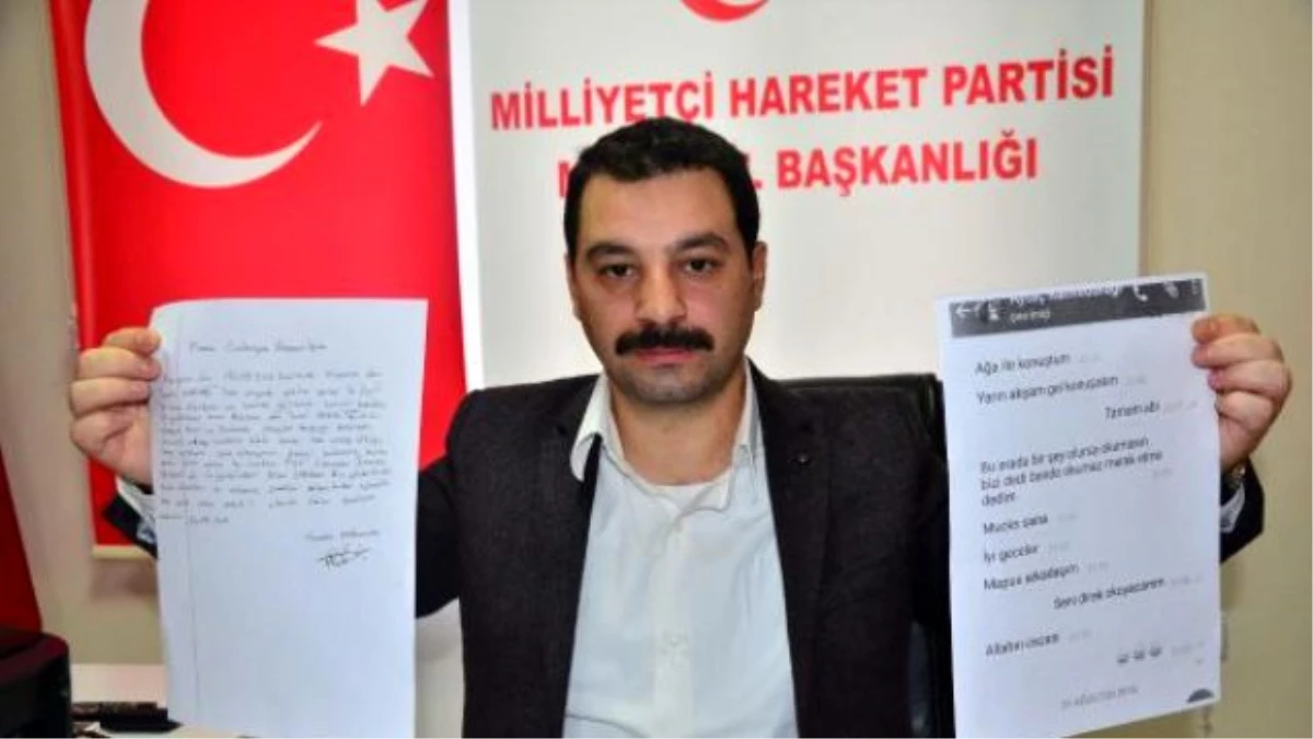MHP Manisa İl Başkanı Öztürk\'ten Kumpas İddiası