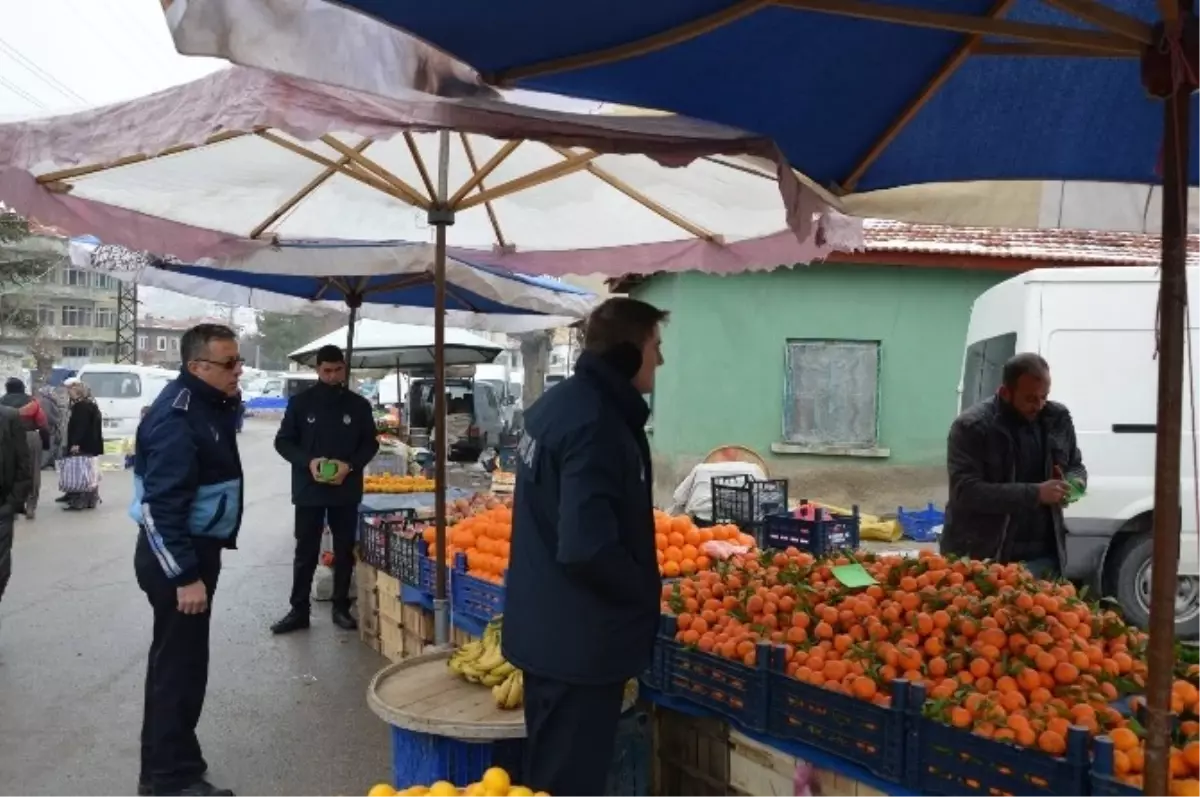 Sivrihisar Belediye Zabıta Ekiplerinden Pazar Denetimi