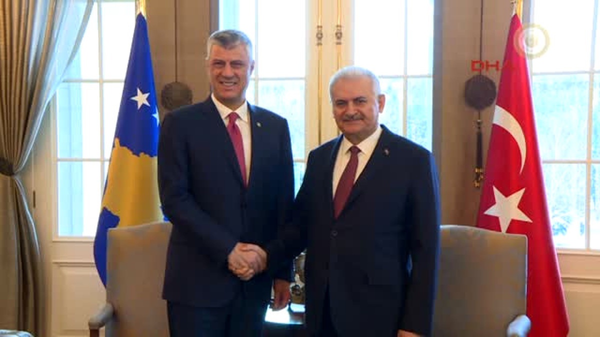Başbakan Yıldırım, Kosova Cumhurbaşkanı Taçi Ile Görüştü