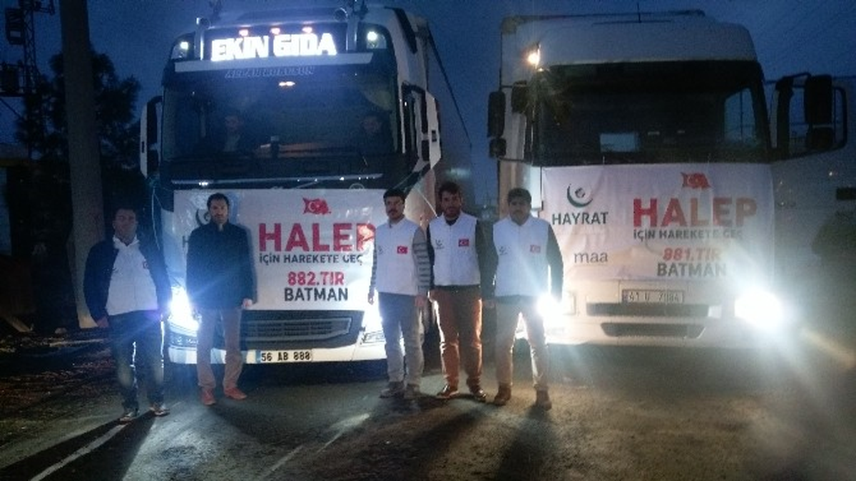 Batman\'dan Halep\'e Yardım