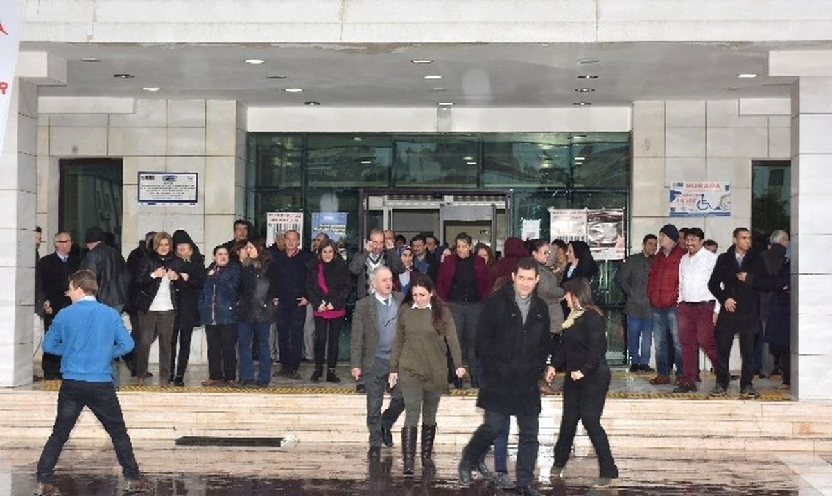 Belediyede Deprem Tatbikatı