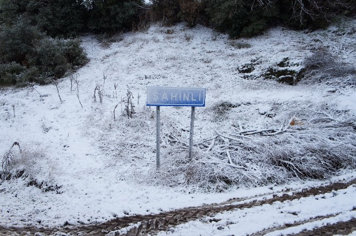 Çanakkale\'de Kar Yağışı