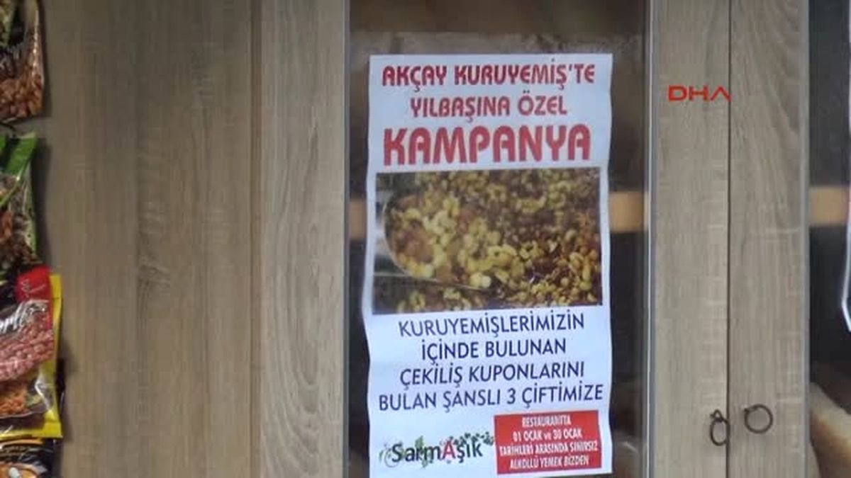 Çanakkale - Kuruyemiş Paketlerinde Yılbaşı Için Sürpriz Hediye