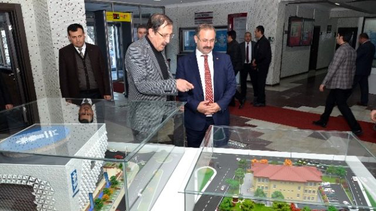 Deligöz\'den Palandöken Belediyesine Ziyaret