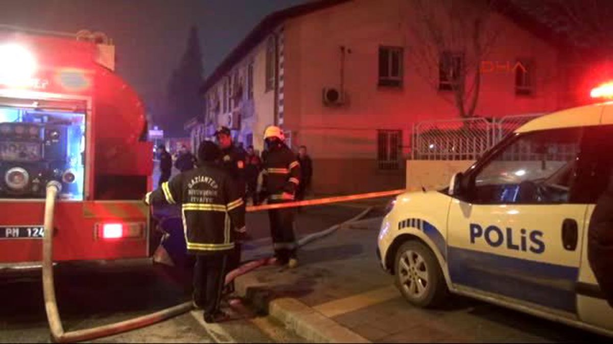 Gaziantep\'te Hastanede Yangın