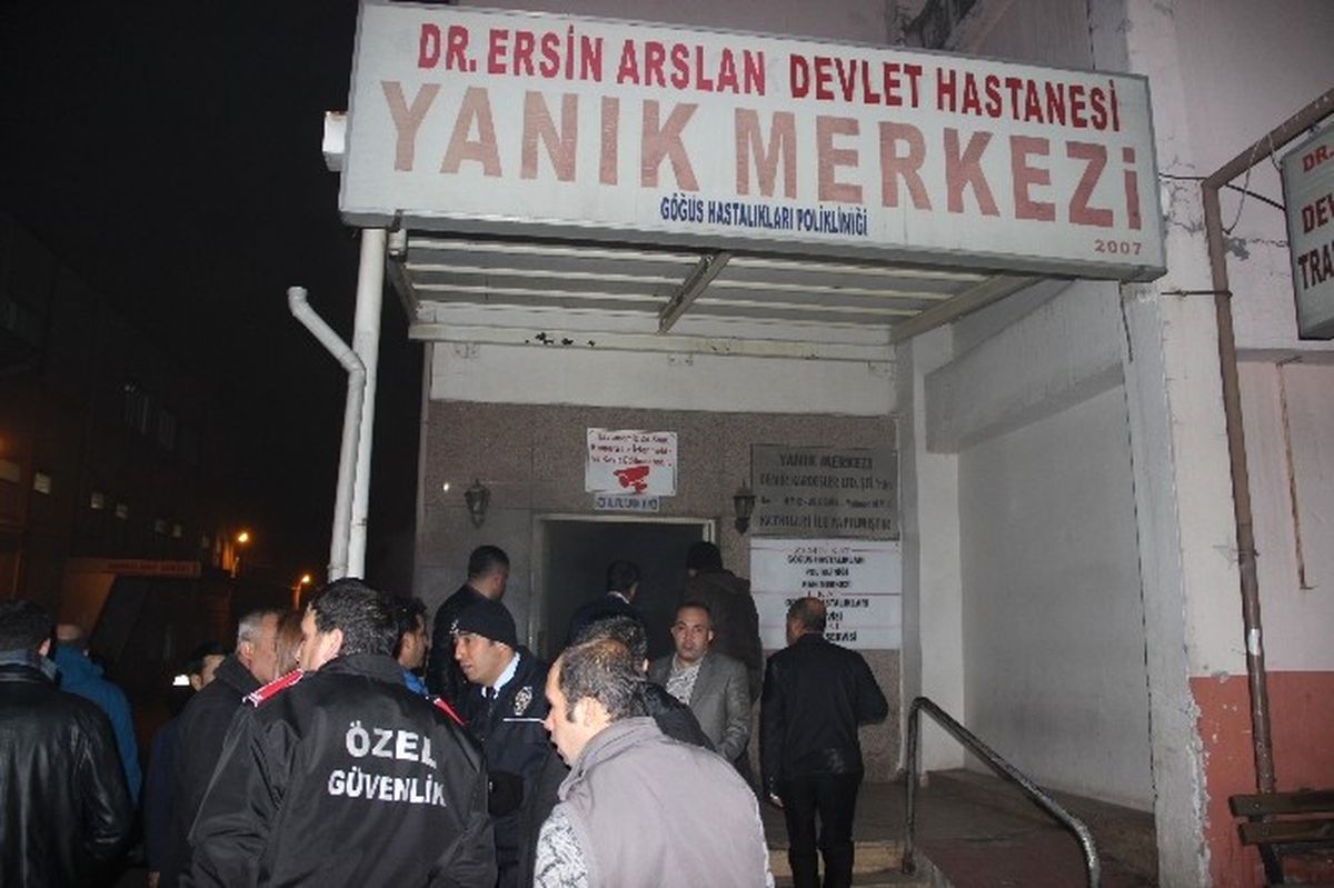 Gaziantep\'te Hastanede Yangın Paniği