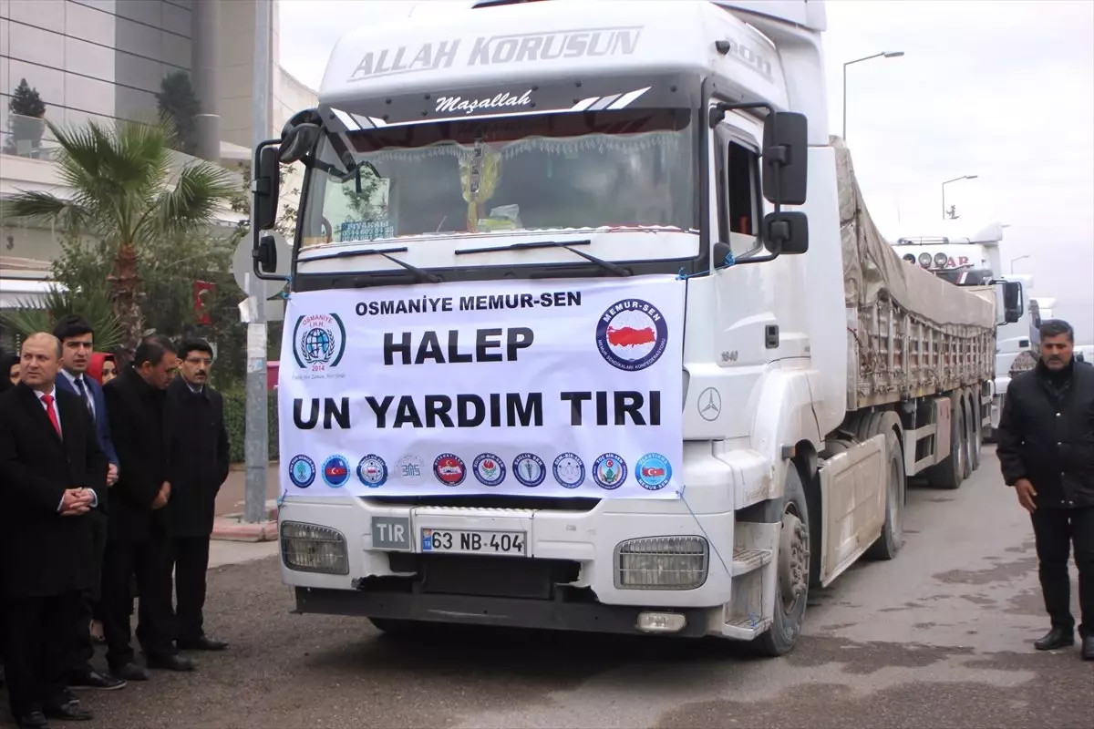 Halep\'ten Tahliye Edilenlere Yönelik Yardımlar