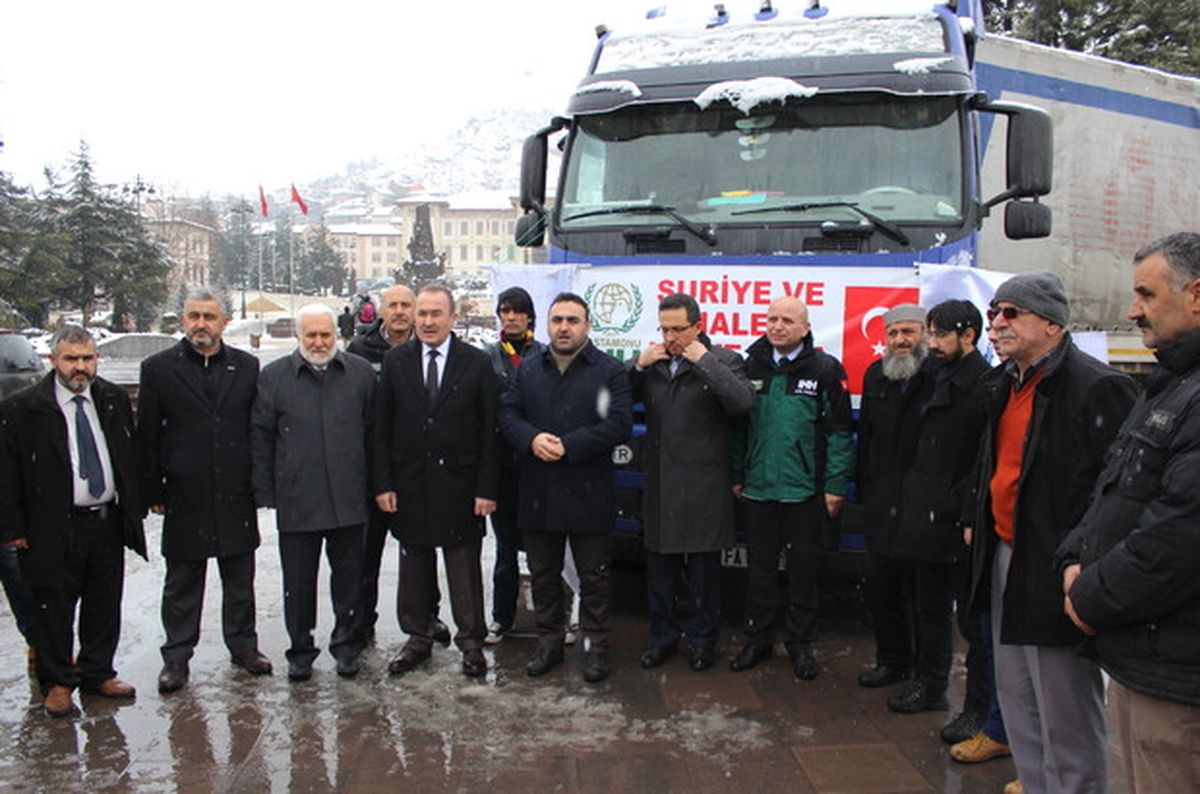 Kastamonu\'dan Haleplilere Yardım
