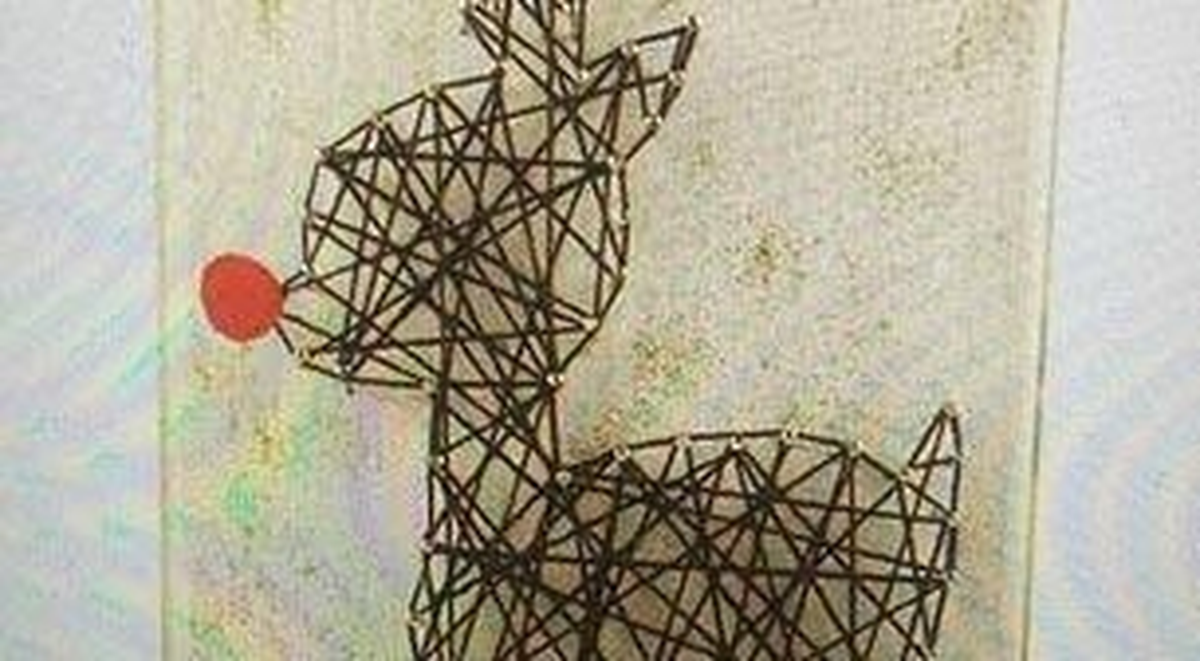 Masterpiece String Art - Rudolph