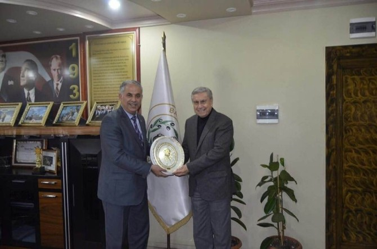 Müdür Sükan\'dan Başkan Yaman\'a Ziyaret