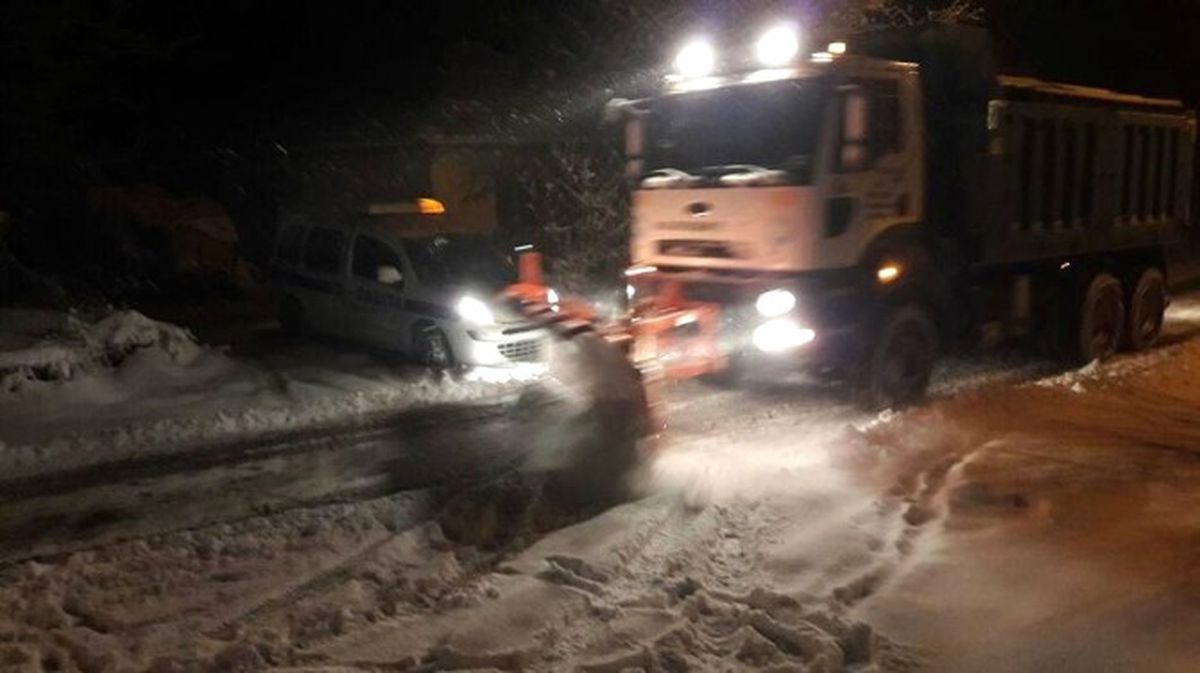 Salihli Belediyesi Kar Mesaisi Yaptı