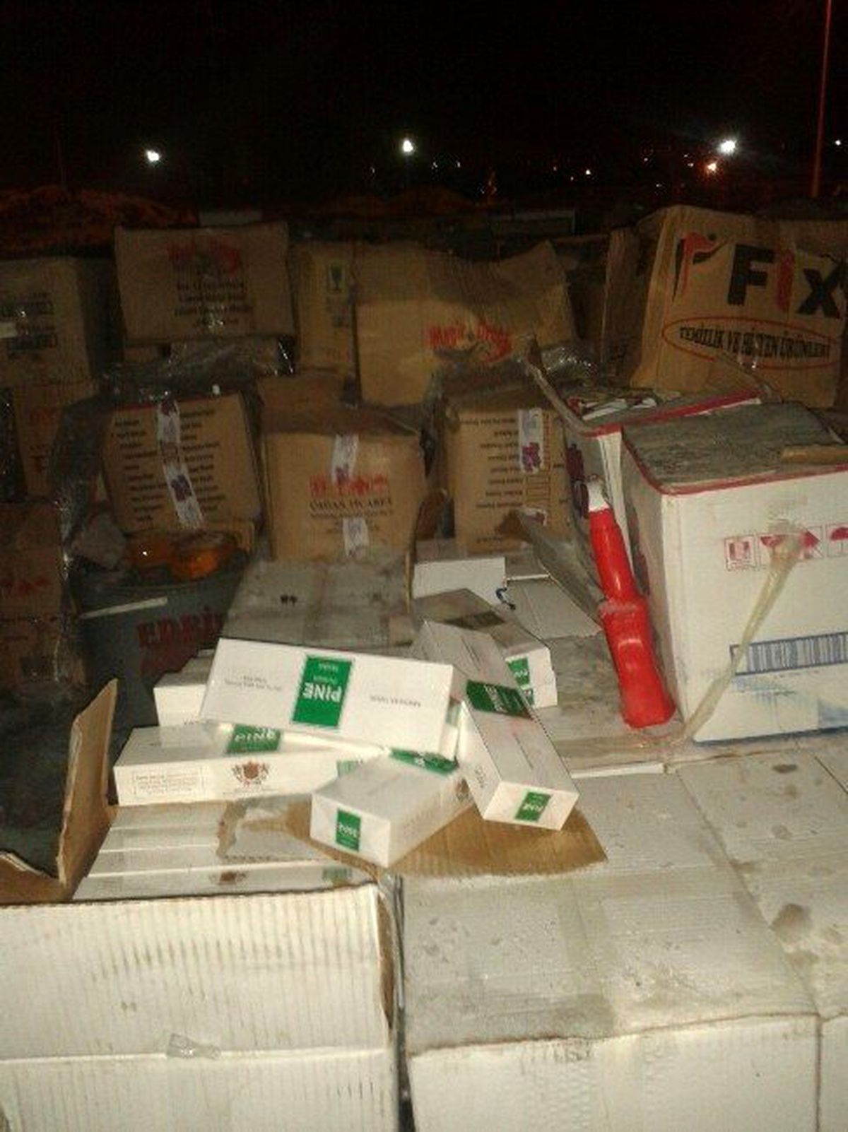 Van\'da Kaçak Sigara Operasyonu
