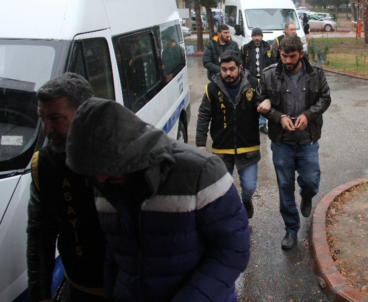Yeşillik" Cinayeti Zanlıları Adliyeye Sevk Edildi