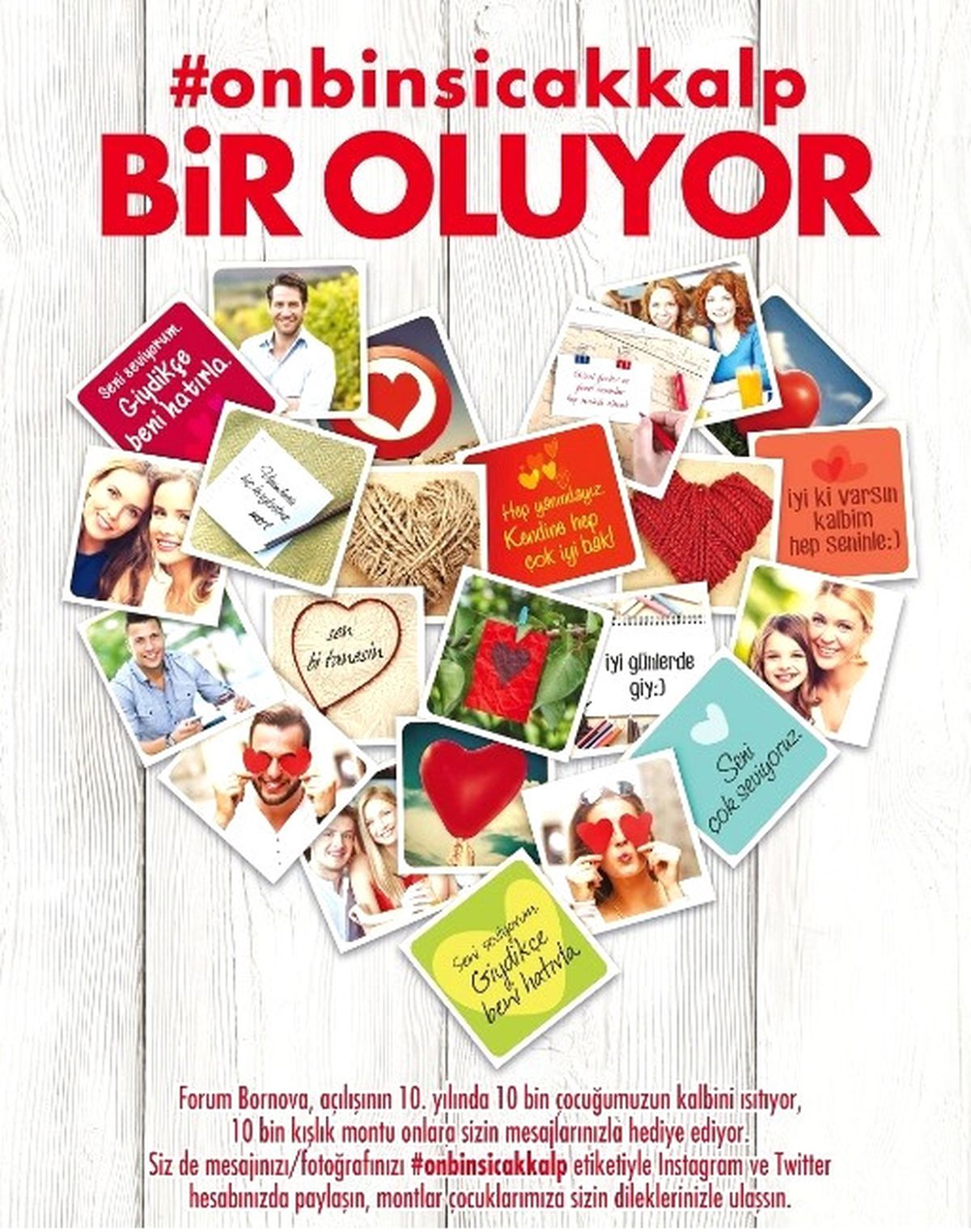 10 Bin Sıcak Mesaj Montlarla Miniklere Ulaştı