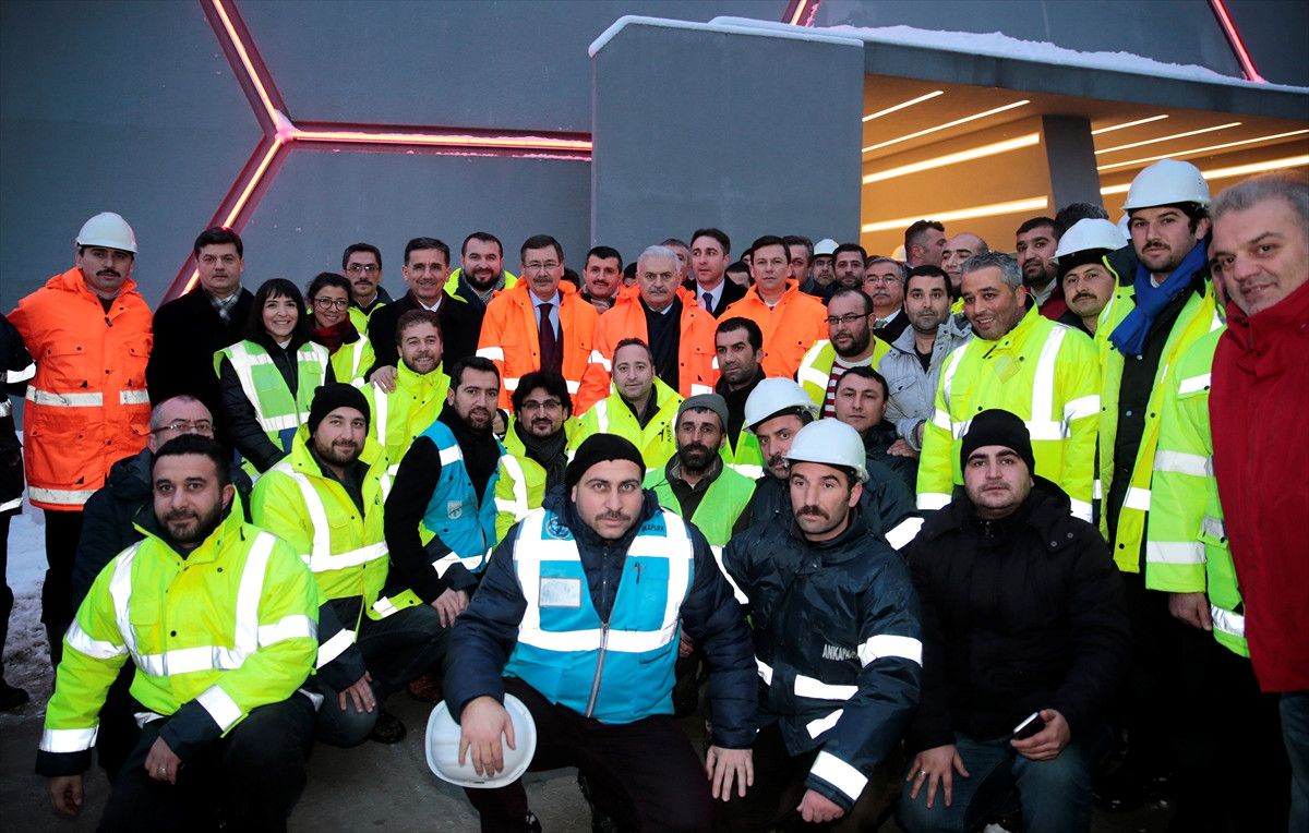 Başbakan Yıldırım, Ankapark\'ta İncelemelerde Bulundu