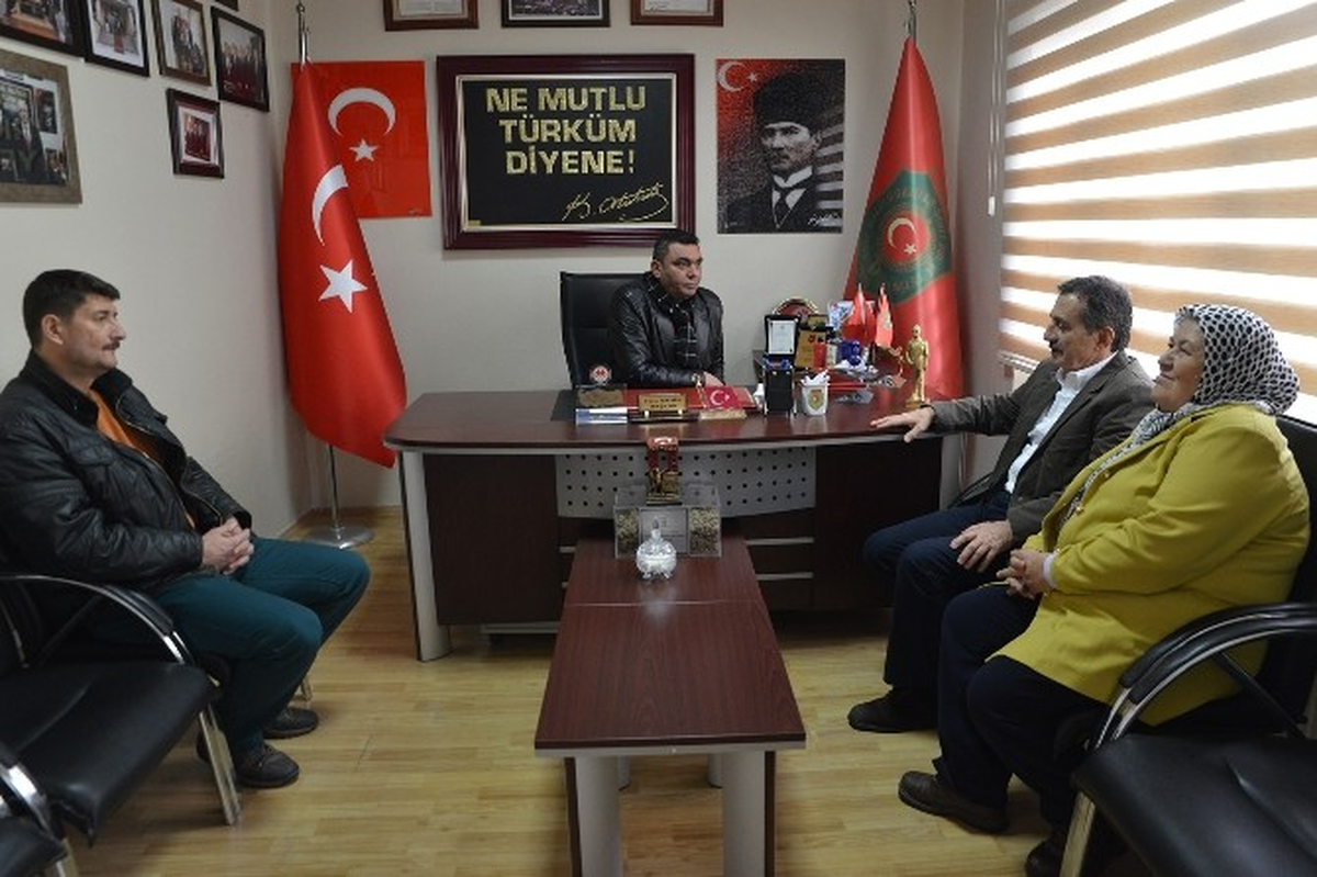 Başkan Ataç\'tan Şehit Aileleri Derneği\'ne Geçmiş Olsun Ziyareti