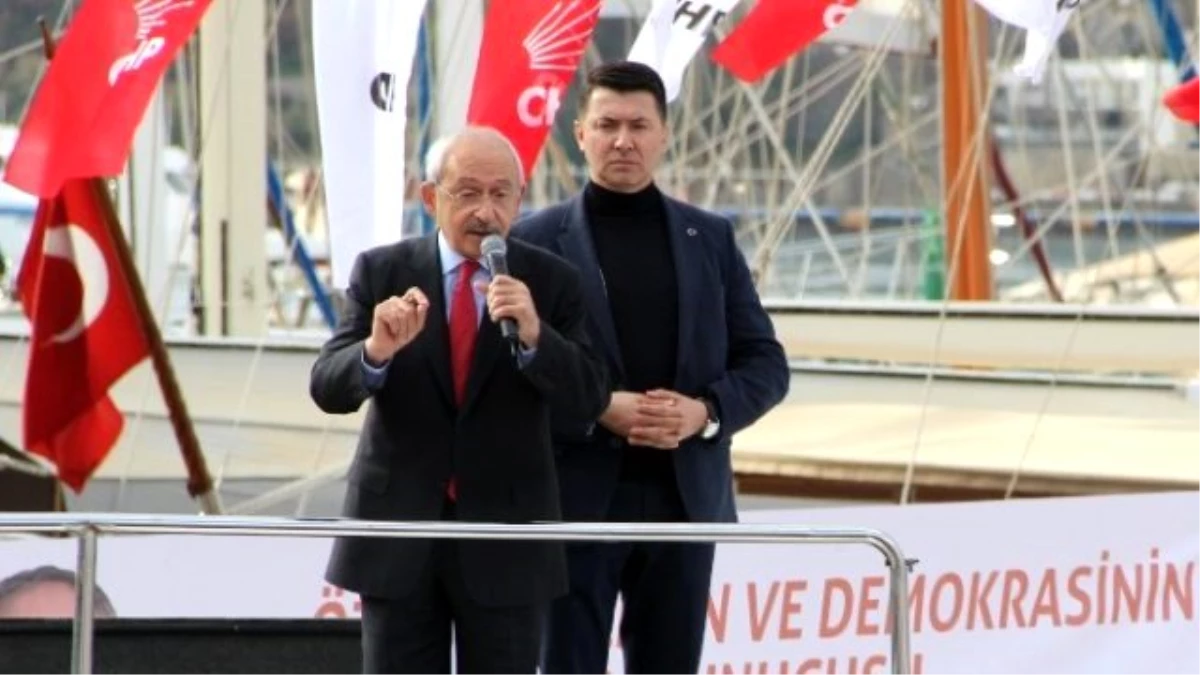 CHP Genel Başkanı Kılıçdaroğlu, Muğla\'da Açıklaması