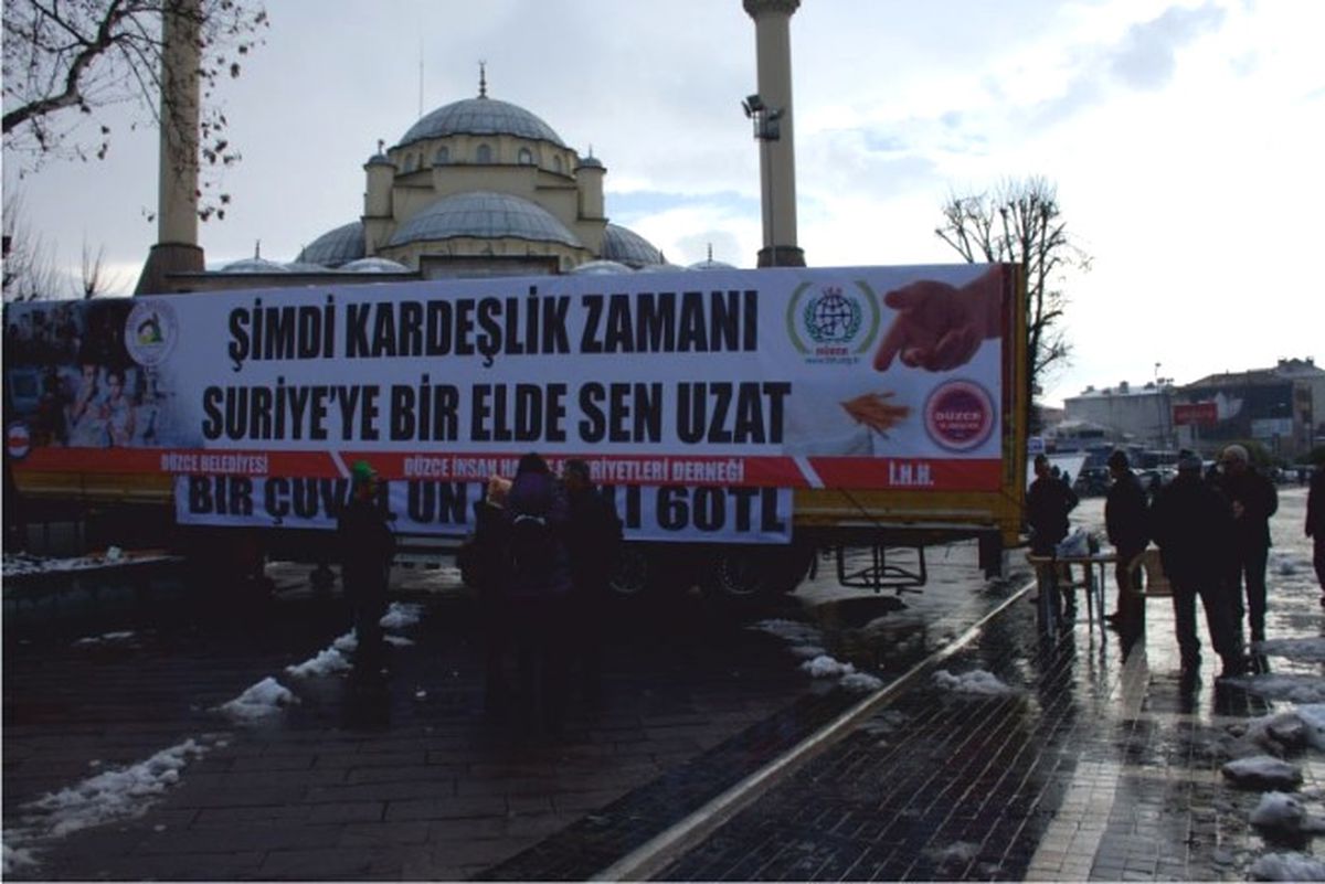 Düzce\'den Suriyeye Yardım Kampanyası