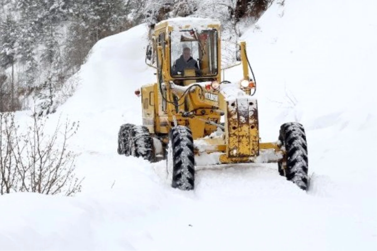 Elazığ\'da Kar Nedeniyle 5 Köy Yolu Ulaşıma Kapandı