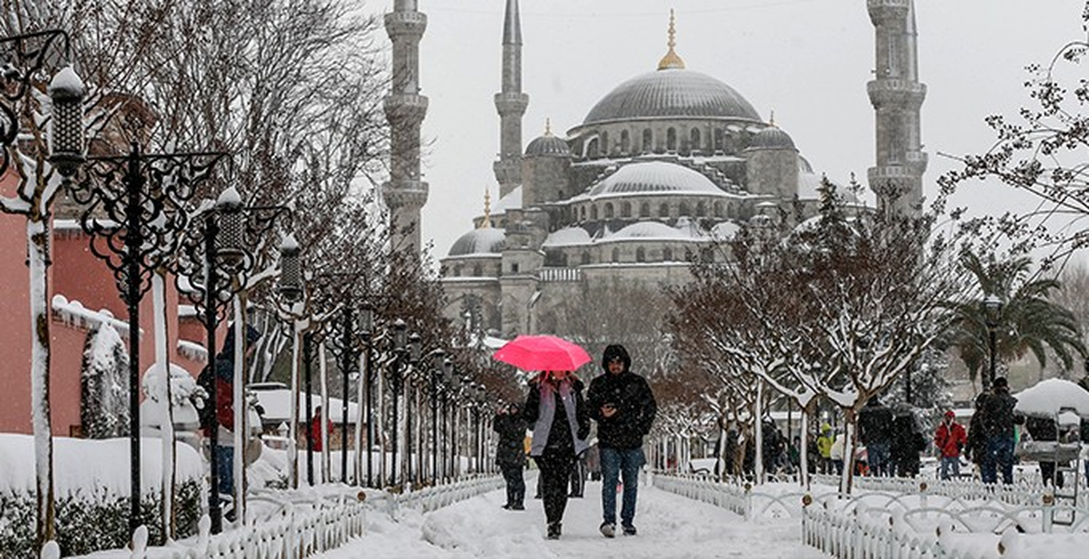 İstanbul\'da Kar Yağışı