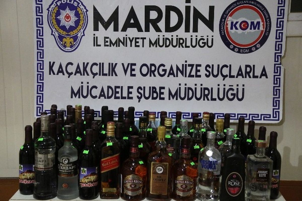 Mardin\'de Yılbaşı Öncesi Kaçak İçki ve Sigara Operasyonu