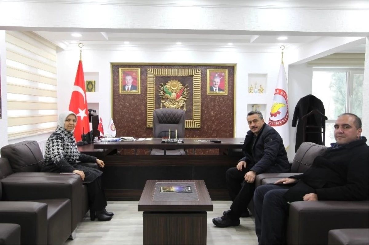Milletvekili Hüsniye Erdoğan\'dan Başkan Tutal\'a Ziyaret
