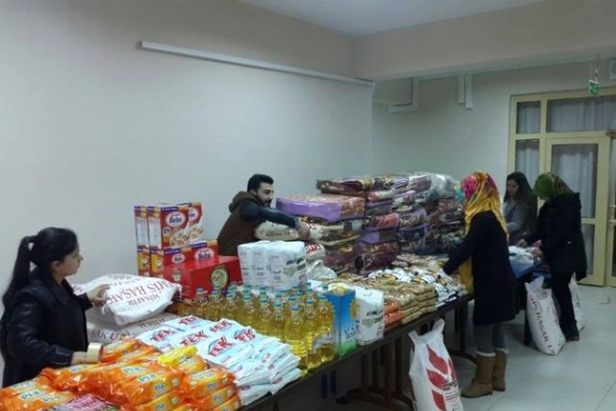 Samsun\'da Haleplilere Yardım Kampanyası