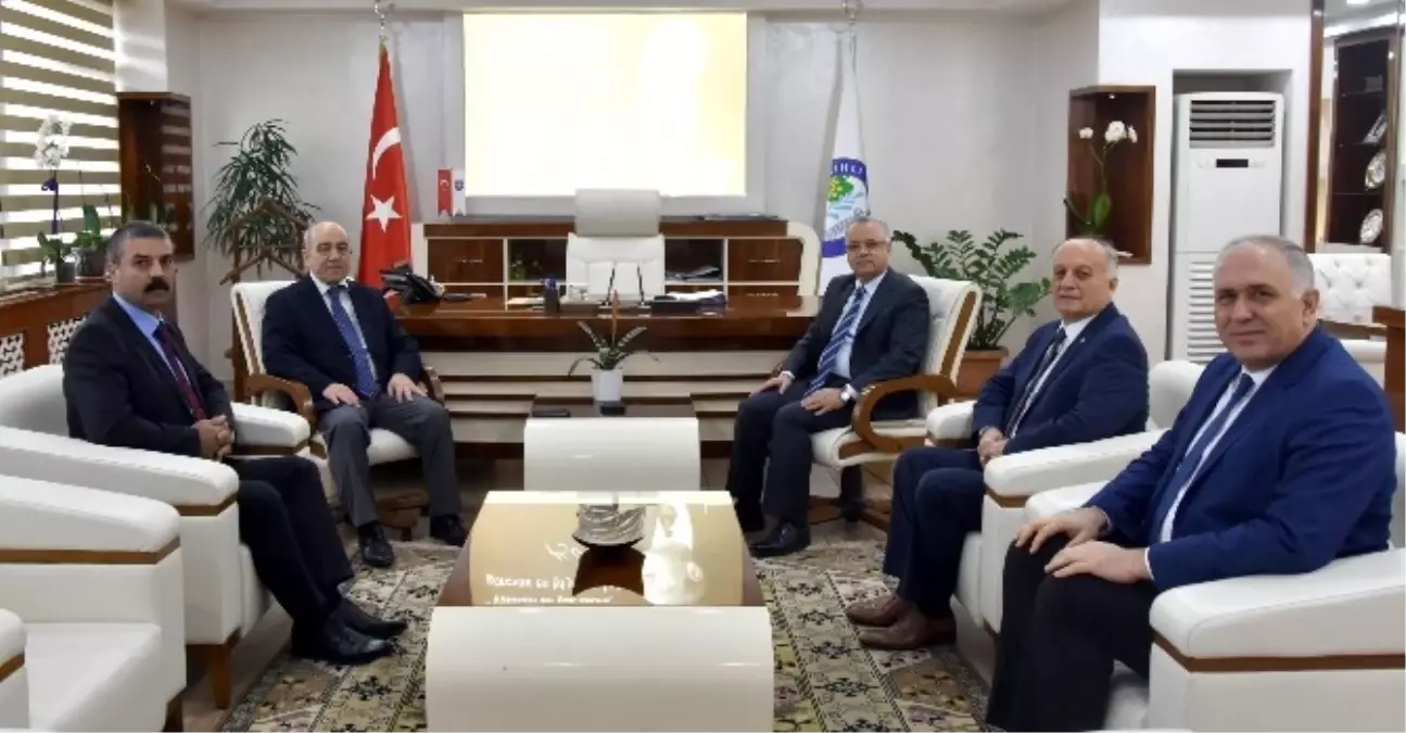 Kaymakam Çelenkoğlu\'dan Başkan Kayda\'ya Ziyaret