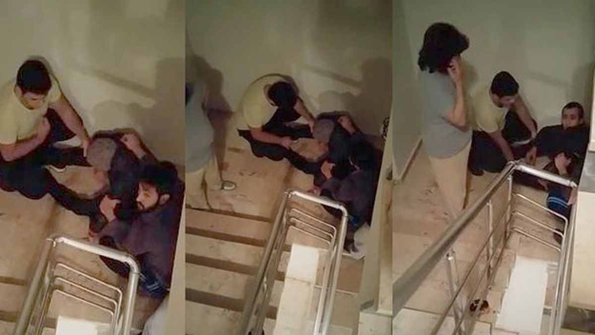 Ayakkabı Hırsızını Apartman Sakinleri Yakaladı