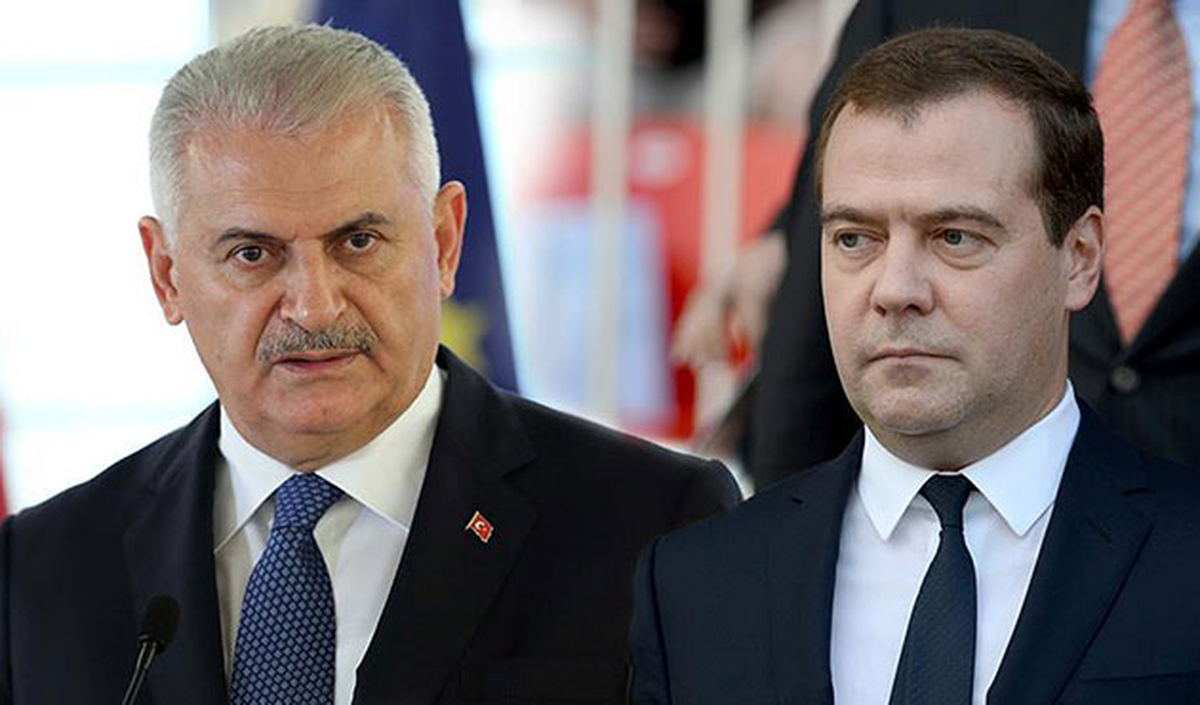 Medvedev\'den Başbakan Yıldırım\'a Taziye Telefonu