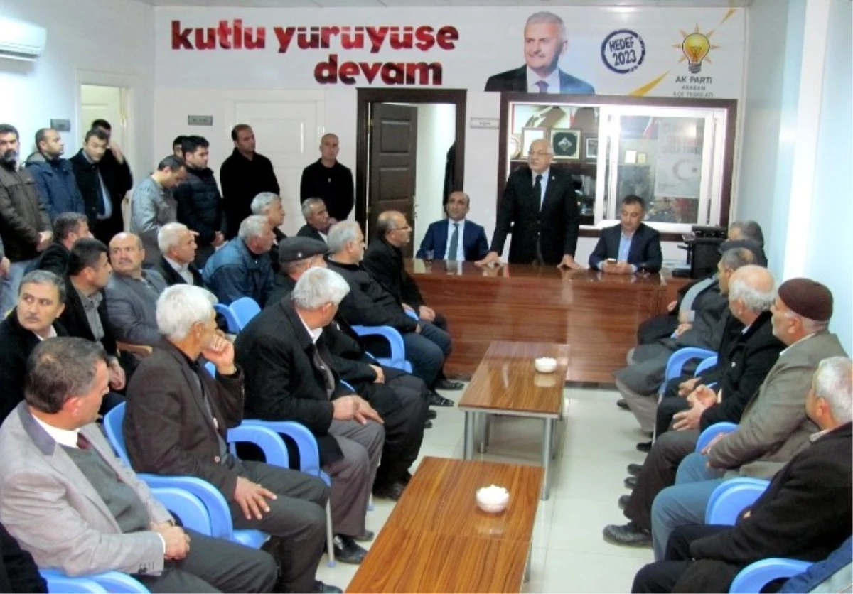 Milletvekili Erdoğan AK Parti İlçe Teşkilatını Ziyaret Etti