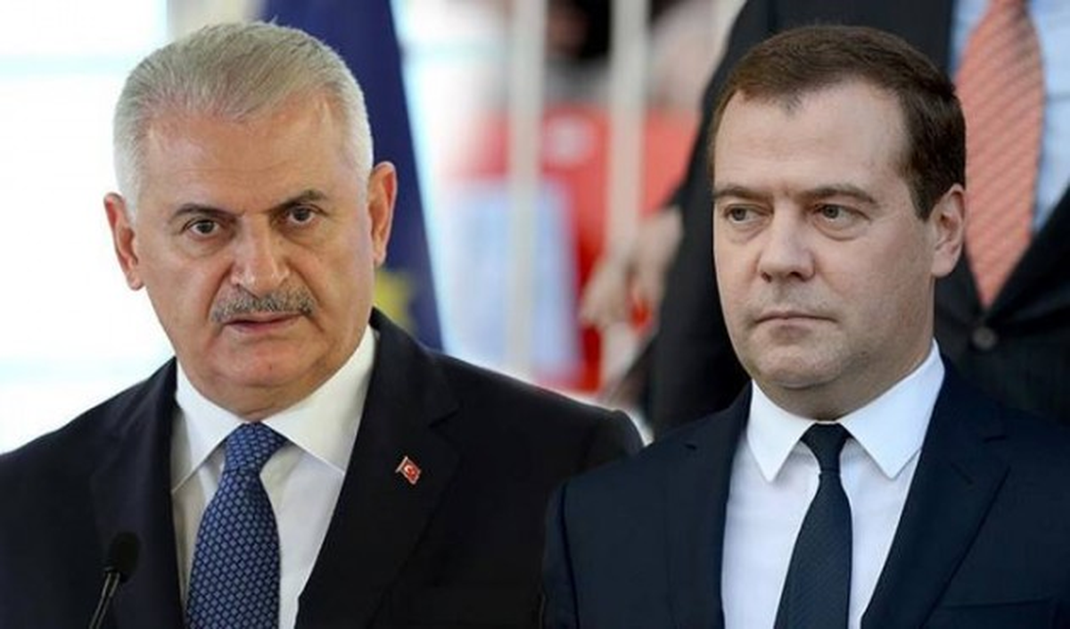 Rusya Başbakanı Medvedev\'den Yıldırım\'a Taziye ve Destek Telefonu